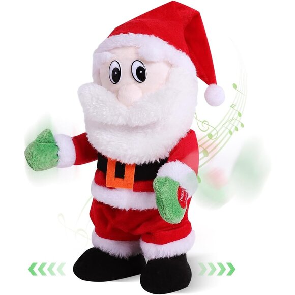 Other - Gfilay 12 Inch Dancing Santa Toy Walking Singing Stuffed Christmas Doll Gift